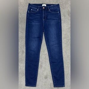 Women’s Nicole Miller New York SoHo High Rise Skinny jeans dark denim size 8